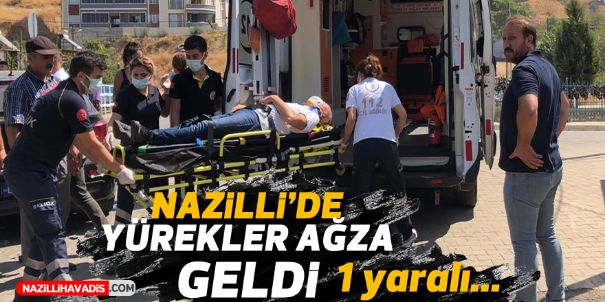 Nazilli’de kamyonet ile otomobil çarpıştı: 1 yaralı