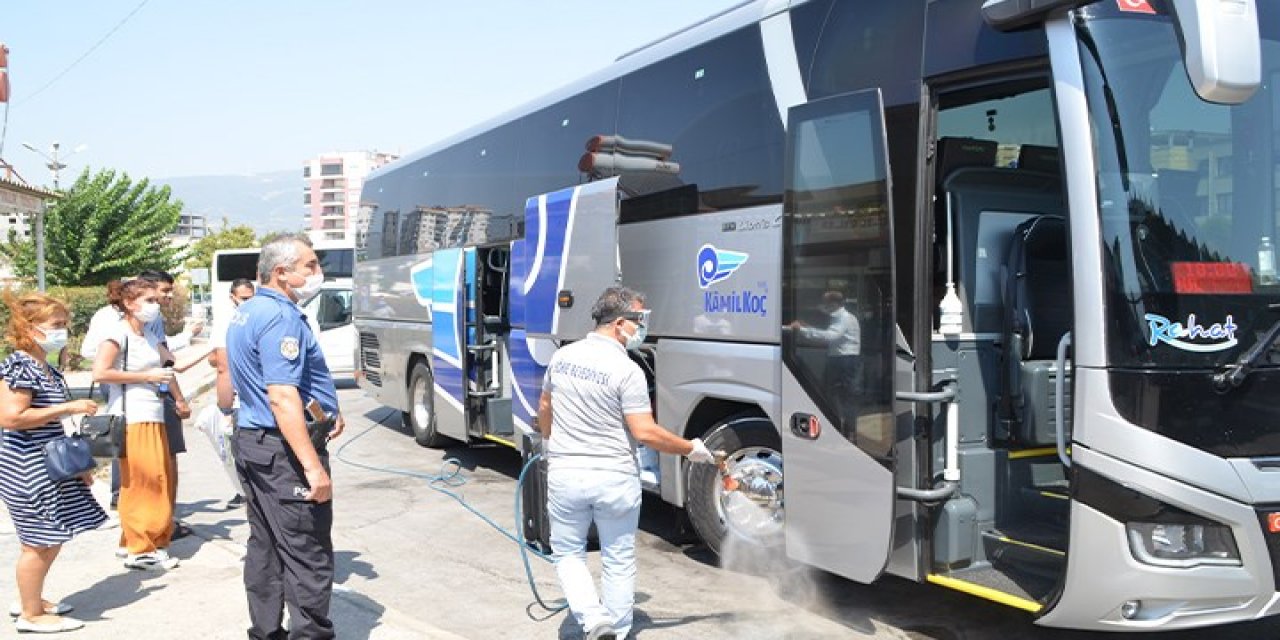 Aydın'da başkasının HES kodunu kullanan Covid-19 hastası, yolcu otobüsünde yakalandı