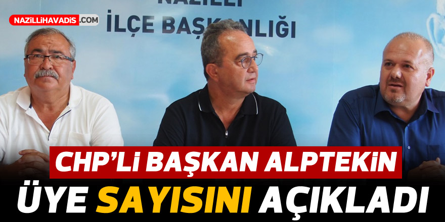 Başkan Alptekin: “350 yeni üye kaydı yaptık”