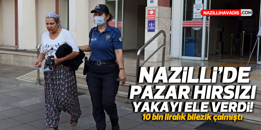 ALTIN HIRSIZI NAZİLLİ POLİSİNDEN KAÇAMADI