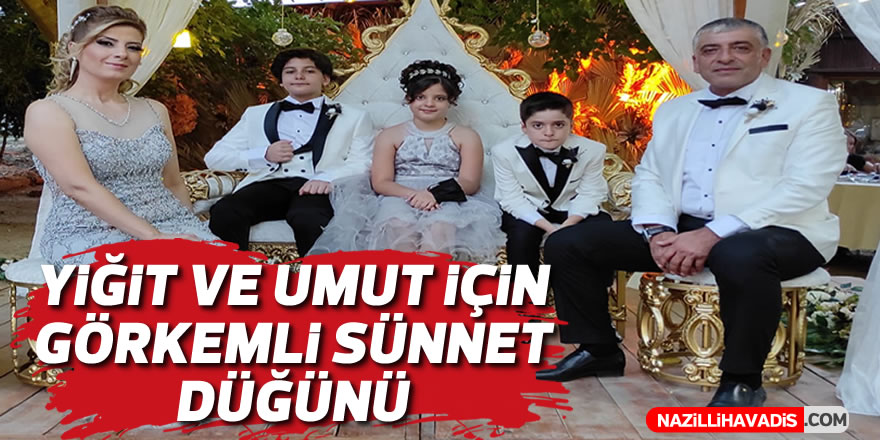 Yiğit ve Umut için görkemli sünnet düğünü