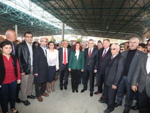 Başkan Çerçioğlu, Sultanhisar Pazarını Gezdi