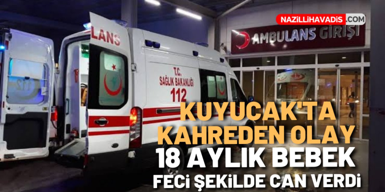 Kuyucak'ta kahreden olay! 18 aylık bebek feci şekilde can verdi