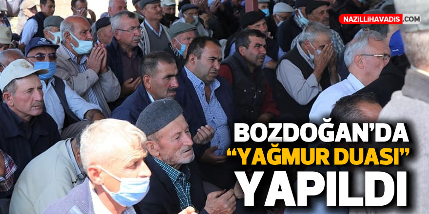 Bozdoğan’da yağmur için eller semaya yükseldi