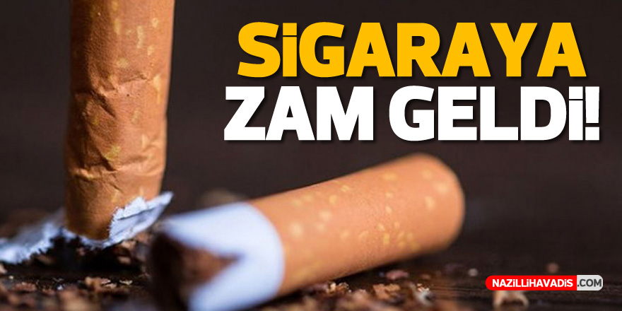 Sigaraya zam geldi