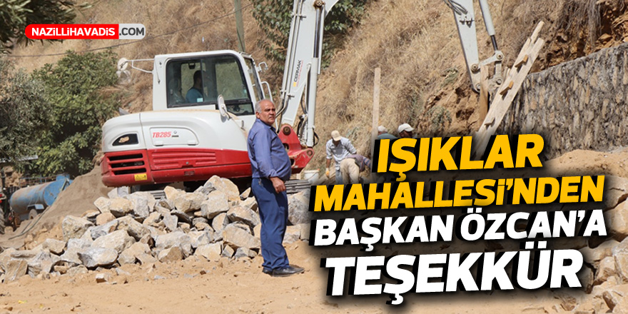 Işıklar Mahallesi’nden Başkan Özcan’a Teşekkür