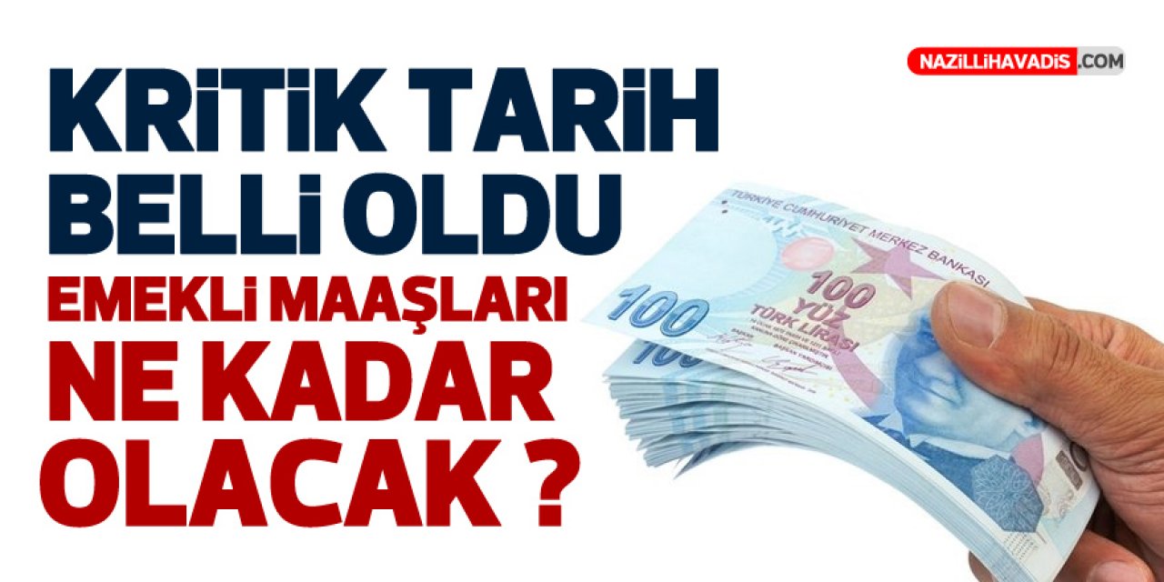 Kritik tarih belli oldu: Emekli maaşları ne kadar olacak?