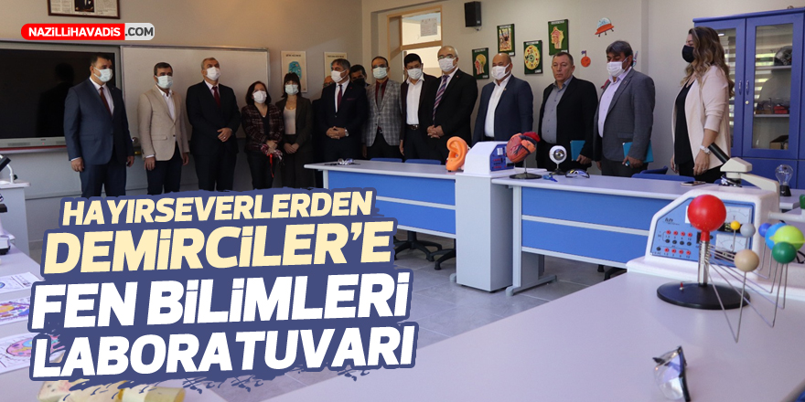 Hayırseverlerden Demirciler’e Fen Bilimleri Laboratuvarı