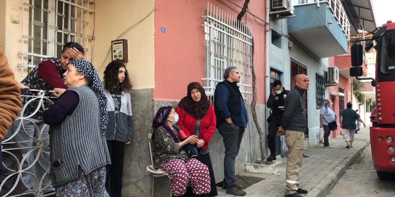 Nazilli’de çıkan ikamet yangınında bir kişi yaralandı, Kur’anı Kerim yanmadı