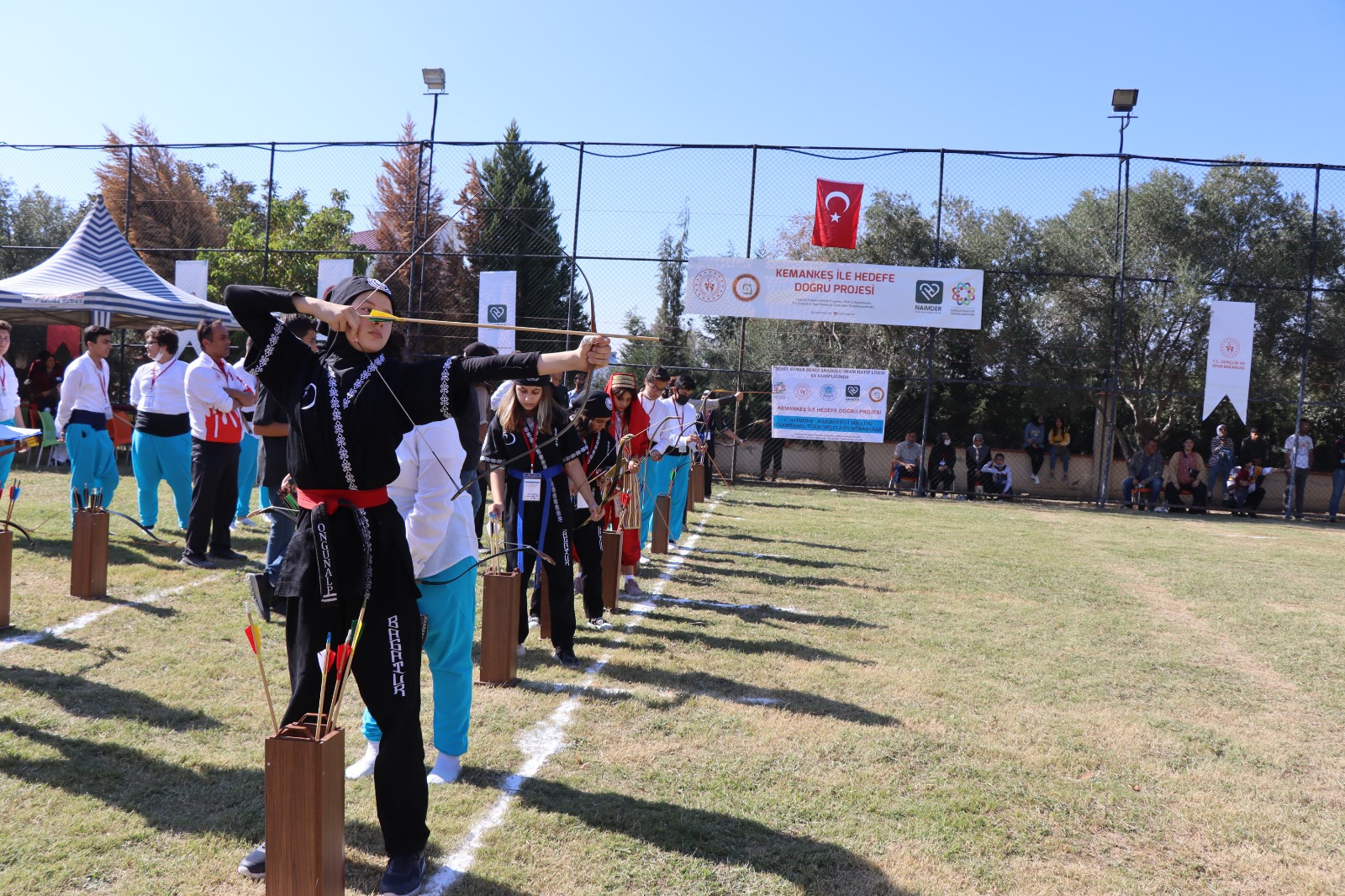 Nazilli'de okçuluk müsabakaları yapıldı