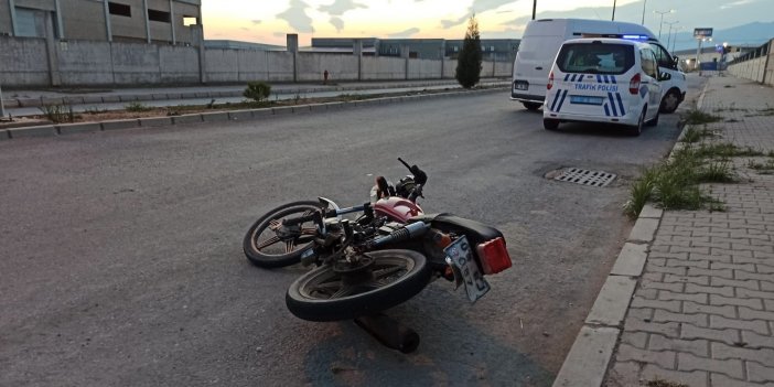 Nazilli'de motosiklet kazası! 2 ağır yaralı