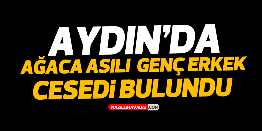 Aydın'da ağaca asılı genç erkek cesedi bulundu