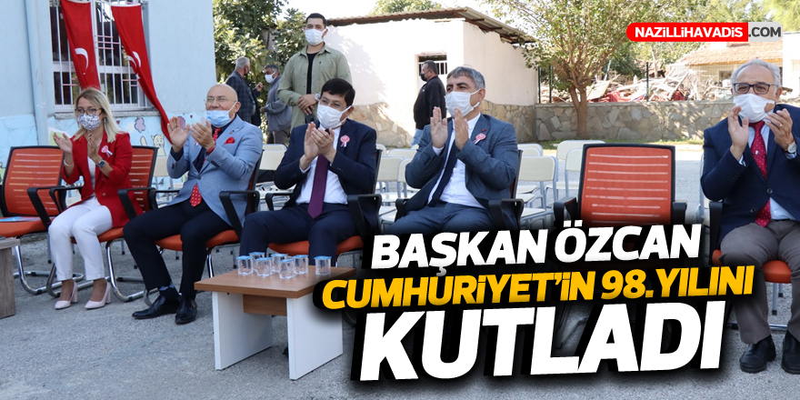 Başkan Özcan Cumhuriyet’in 98. yılını kutladı