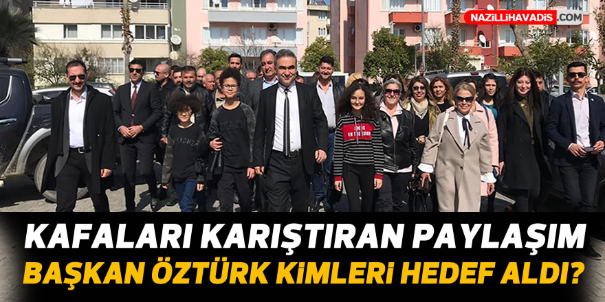 Kafaları karıştıran paylaşım: Öztürk, kimleri hedef aldı?