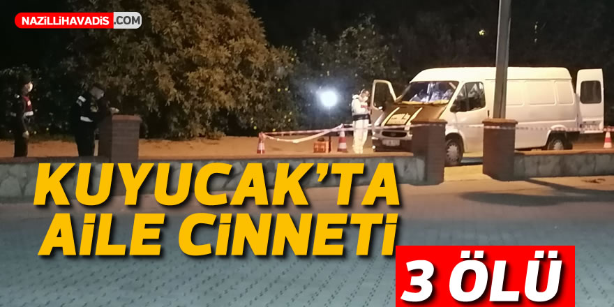 Kuyucak'ta aile cinneti: 3 ölü