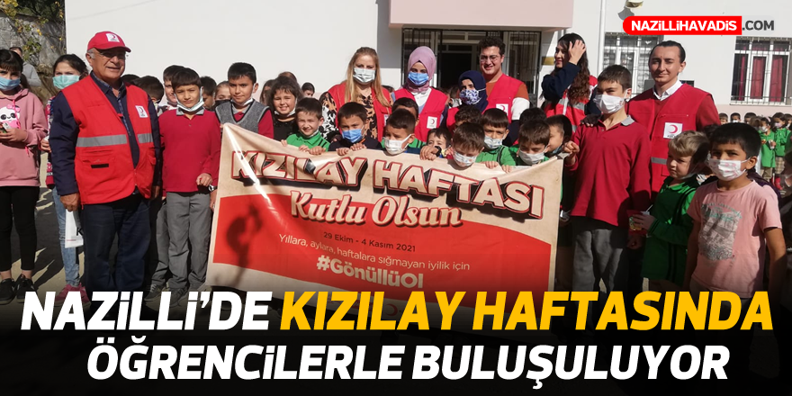 Türk Kızılay'ı Nazilli Şubesi yarışmada dereceye giren öğrencileri ödüllendirdi