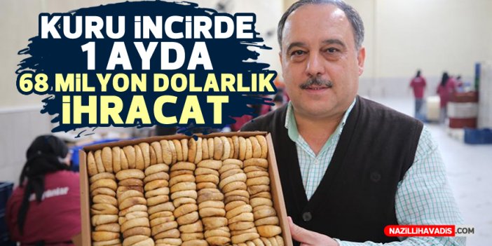 Kuru incirde 1 ayda 68 milyon dolarlık ihracat