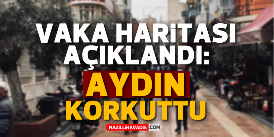 Vaka haritası açıklandı: Aydın korkuttu