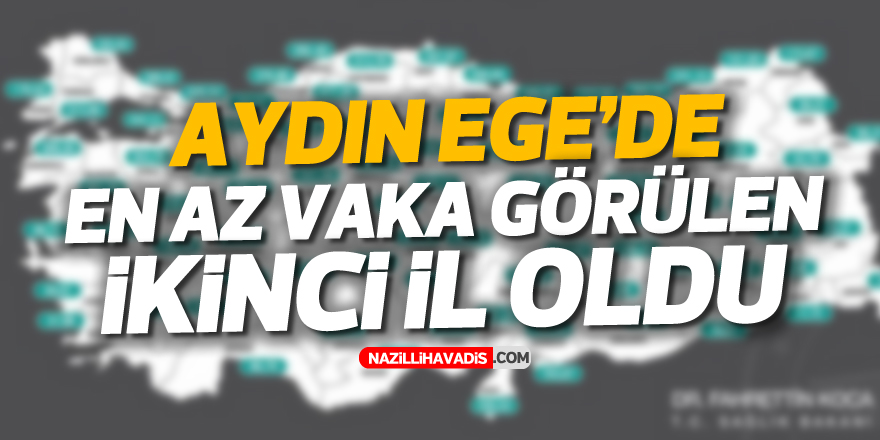 Haftalık vaka haritası açıklandı