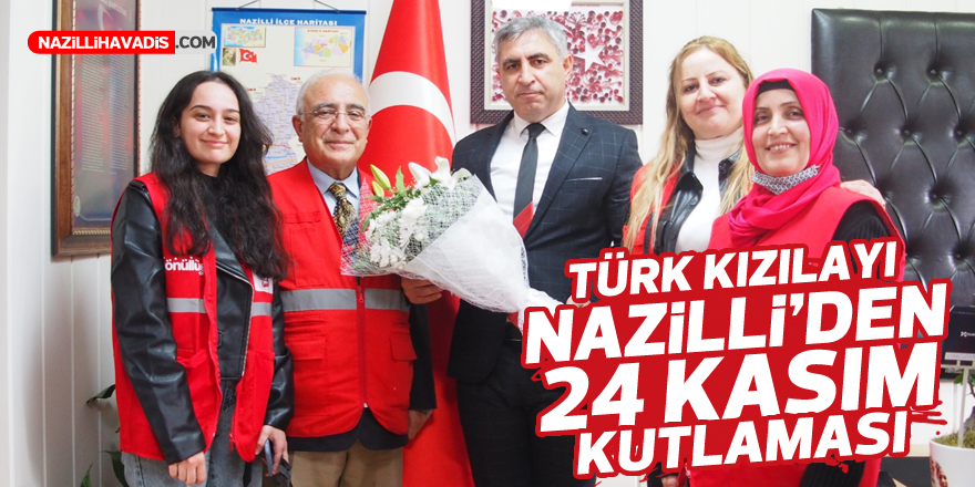 Türk Kızılay Nazilli Şubesi’nden İlçe Milli Eğitim Müdürü Şimşek’e anlamlı ziyaret