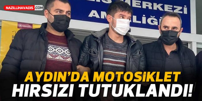 Aydın'da motosiklet hırsızlığı şüphelisi tutuklandı