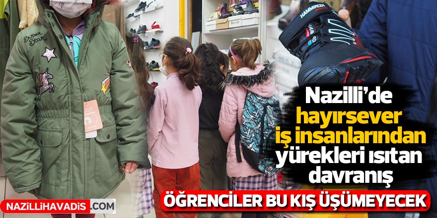 Nazilli’de öğrenciler bu kış üşümeyecek