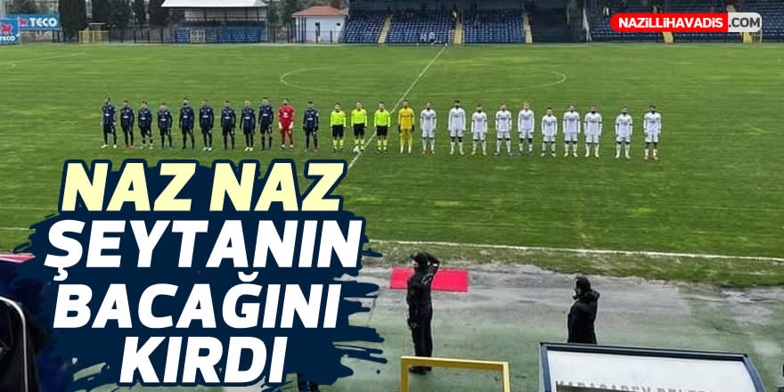 Nazilli Belediyespor deplasmanda güldü