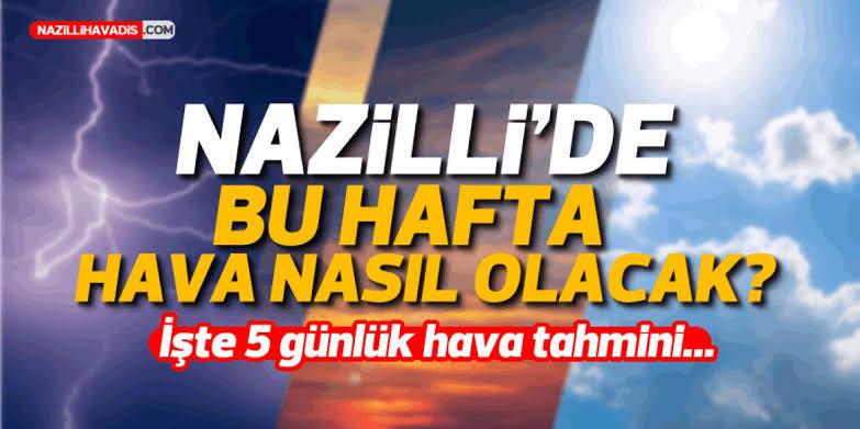 Nazilli’nin son yağmurlu günleri