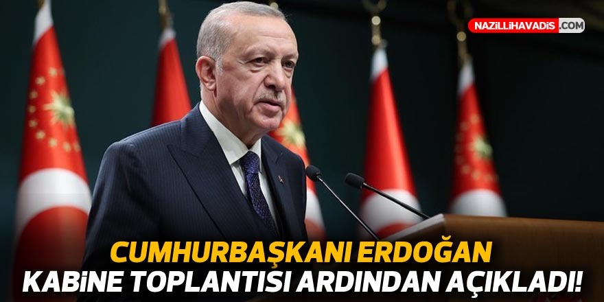 Erdoğan 8 maddelik ekonomi tedbirini açıkladı