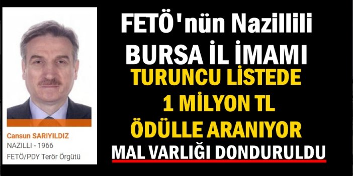 FETÖ'nün Bursa İl İmamı Nazillili çıktı