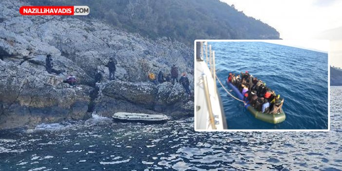 Kuşadası açıklarında Yunanistan'ın geri ittiği 50 kaçak göçmen kurtarıldı