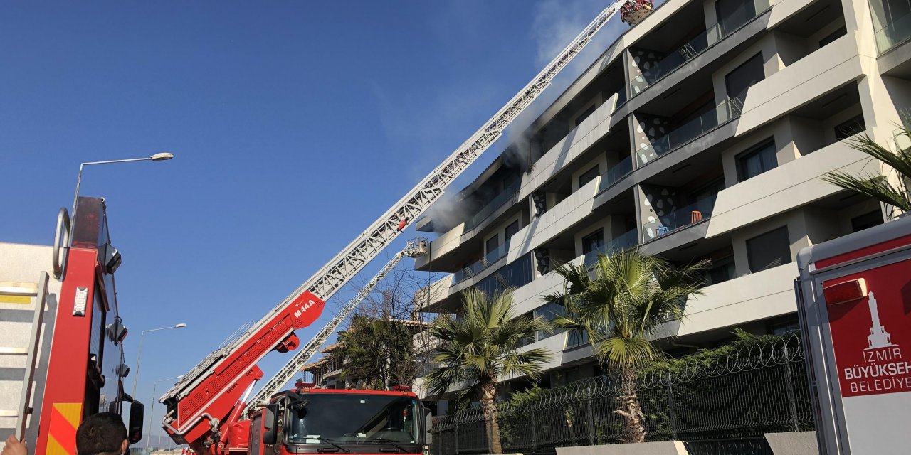 Arkadaşını ziyaret için gittiği apartmanda yangında öldü