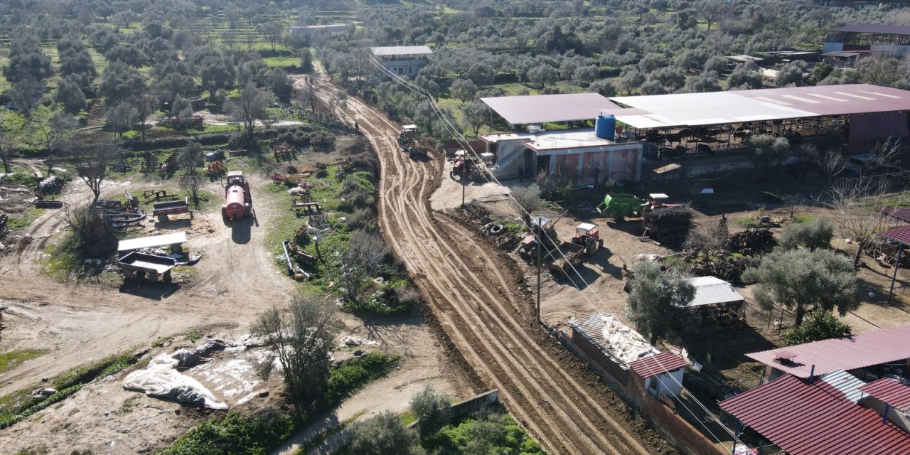 Mescitli’de yollar daha güvenli hale getiriliyor