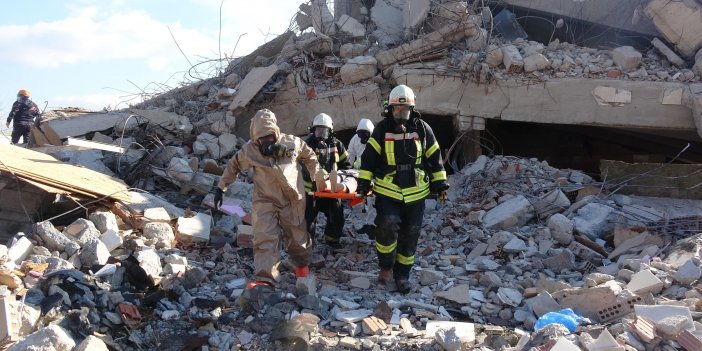 Aydın'da yılın ilk tatbikatı gerçegini aratmadı