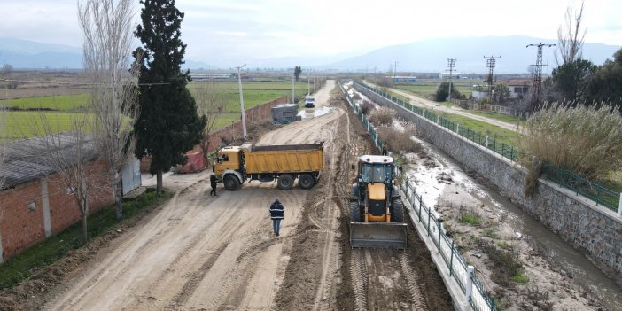 Dallıca Mahallesi Eğrek Mevkii’ndeki Bağlantı Yolu Yenileniyor