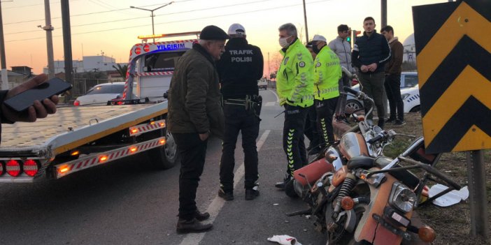 Nazilli’de iki motosiklet kafa kafaya çarpıştı: 2 yaralı