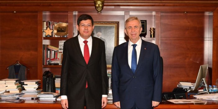 Başkan Özcan, Mansur Yavaş ile buluştu