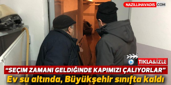 Ev su altında, Büyükşehir sınıfta kaldı