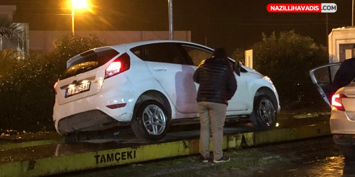 Nazilli’de bu kaçıncı kaza: Benzin istasyonu diye kantara girdi