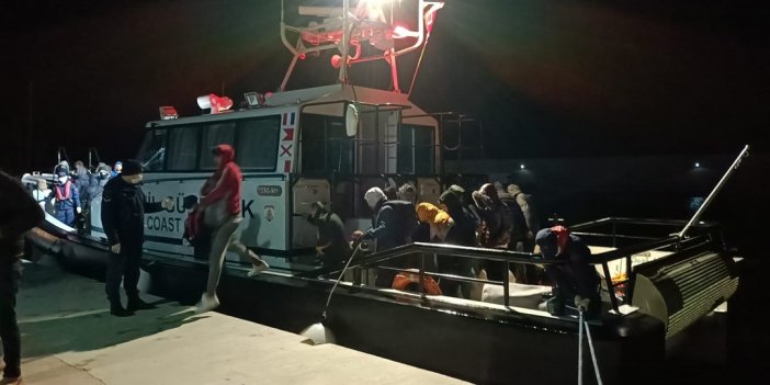 Muğla açıklarında 42 göçmen kurtarıldı