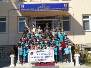 Buharkentli Öğrencilerden Jandarmaya Ziyaret