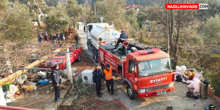 Ocakta unutulan yemek yangın çıkardı: 2 yaralı