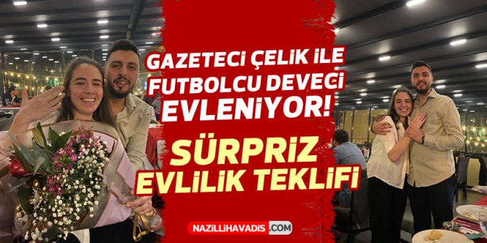 Gazeteci Çelik, Sevgililer Günü’nde evlilik teklif etti