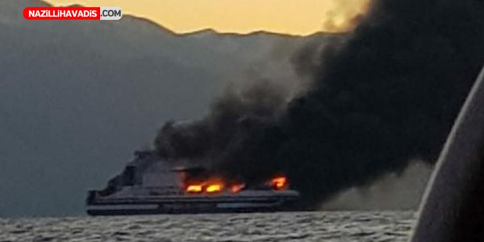Yunanistan'da yangın çıkan feribottaki Türk şoför: Geç kalınsa canlı çıkamazdık
