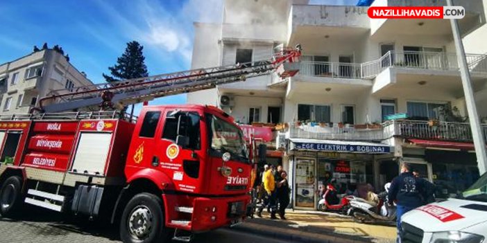 Aspiratörden çıkan yangında 1 kişi dumandan etkilendi