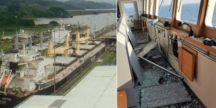Son dakika: Karadeniz’de Türk gemisine bomba isabet etti