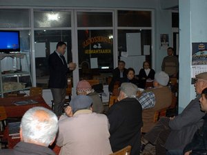 Koçarlı Bıyıklı Köyünde ÇATAK Çiftçi Toplantısı Yapıldı