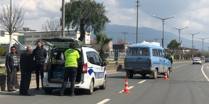 Nazilli'de polisten kaçan şüpheliye minibüs çarptı