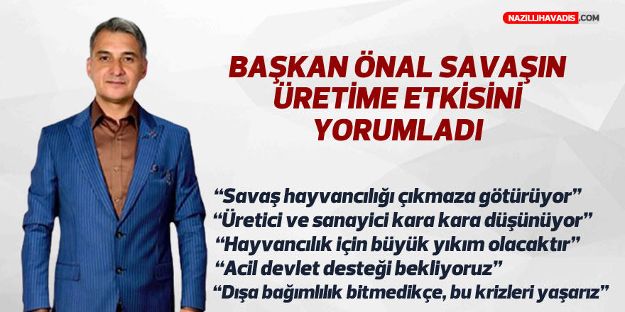 Başkan Önal: “Yem krizi hayvancılığı çıkmaza götürüyor”