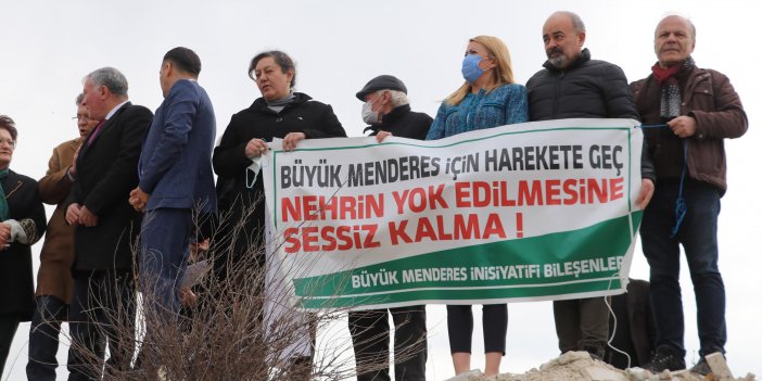 'Dünya Su Günü'nde Büyük Menderes'teki kirliliğe dikkat çektiler